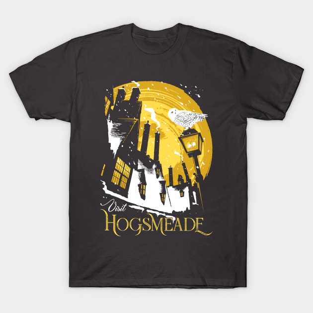 Visit Hogsmeade (yellow) T-Shirt by djkopet